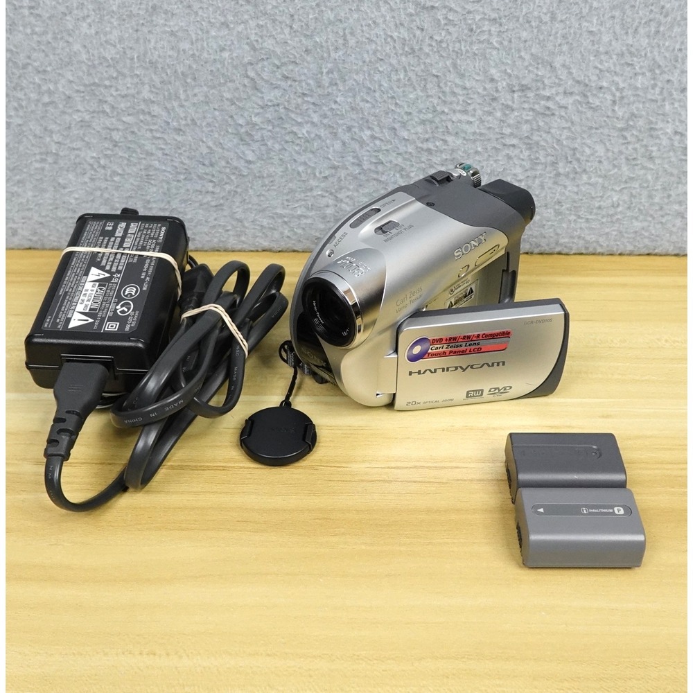Sony HandyCam DCR-DVD105 Mini DVD Camcorder Nightshot 20x Optical Zoom Tested